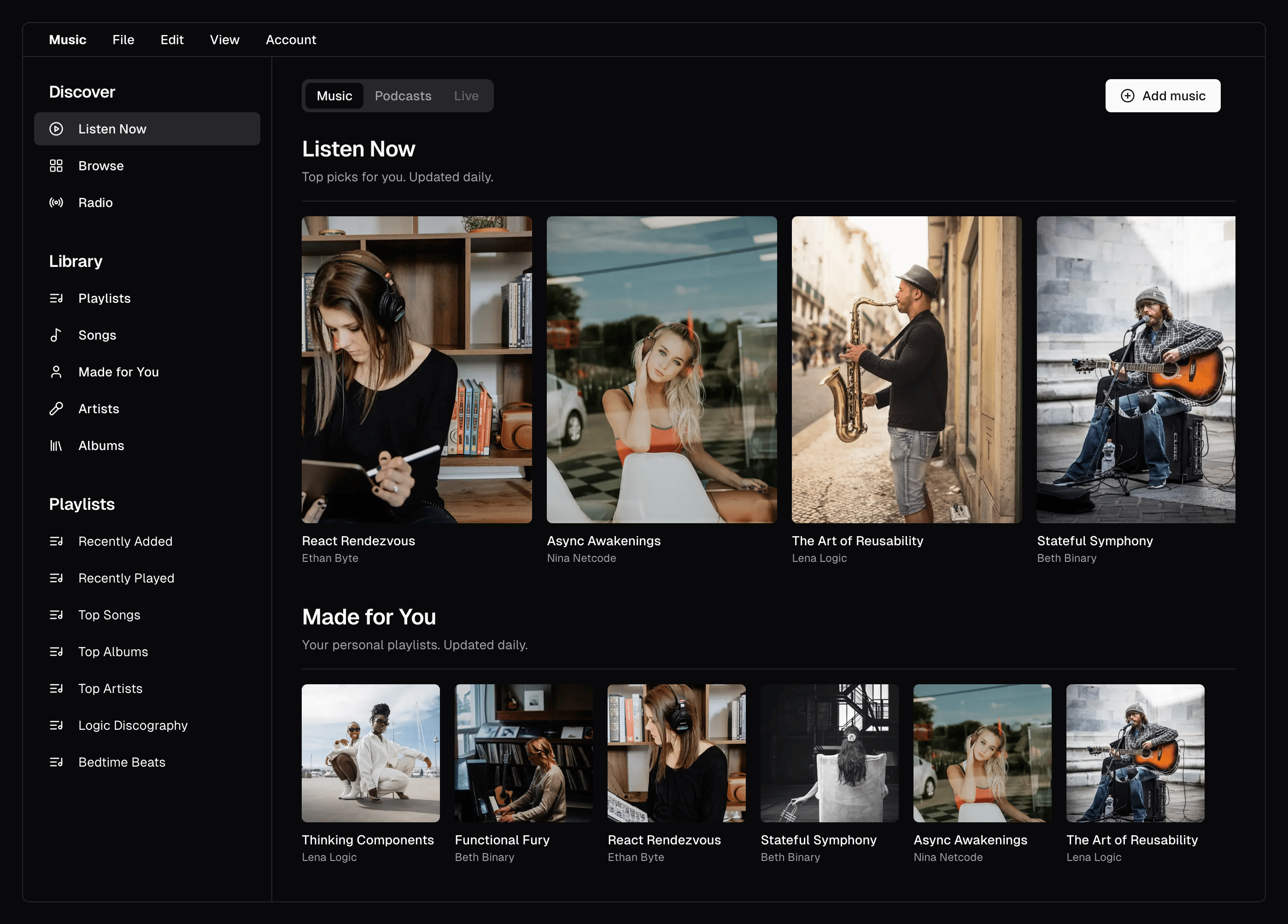 Example generated image